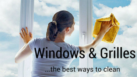 Easy Ways To Clean Windows & Grilles | Window-grille-door.com