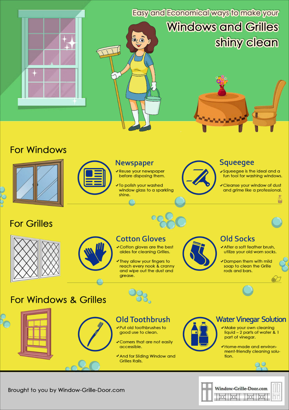 Clean Those Window Sills & Tracks! Knowing how to clean window