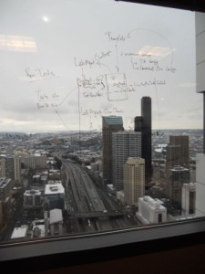 Glass Window Whiteboard