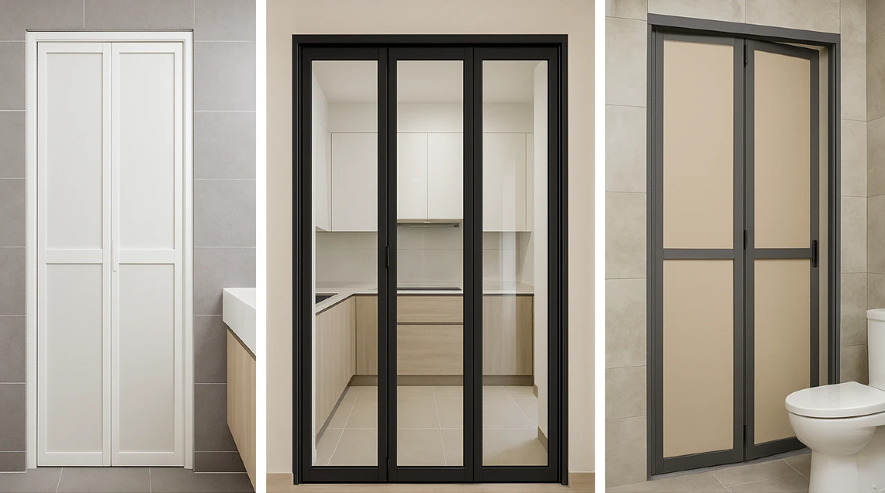 Bifold Door Types Doors for Bathroom and kitchen