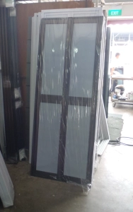 Bifold door for installation bifold door packed for shipment